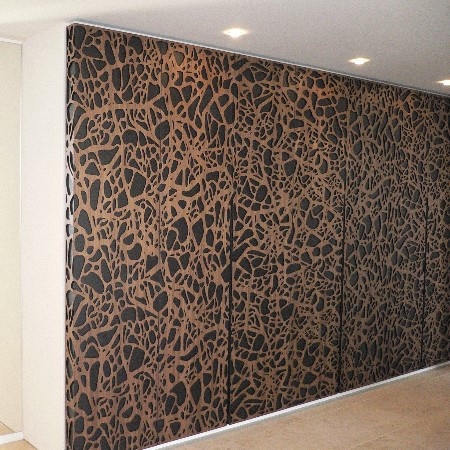 Wall Paper Finished Partition