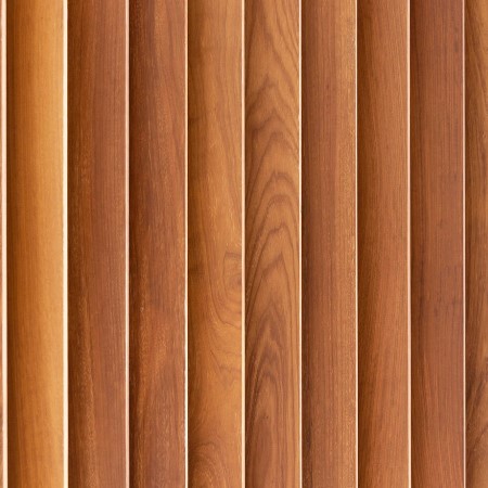 Wooden Paneled Partition